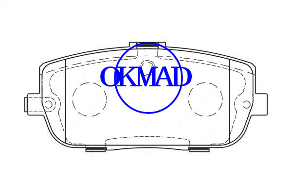 マツダ MX-5 III ブレーキパッド FMSI:D1180-8296 OEM:NFY7-24-46Z WVA:24298、F1180